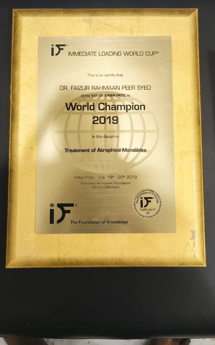 World Champion 2019 - Immediate Loading World Cup