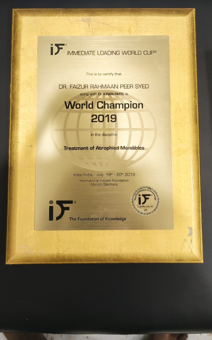 World Champion 2019 - Immediate Loading World Cup
