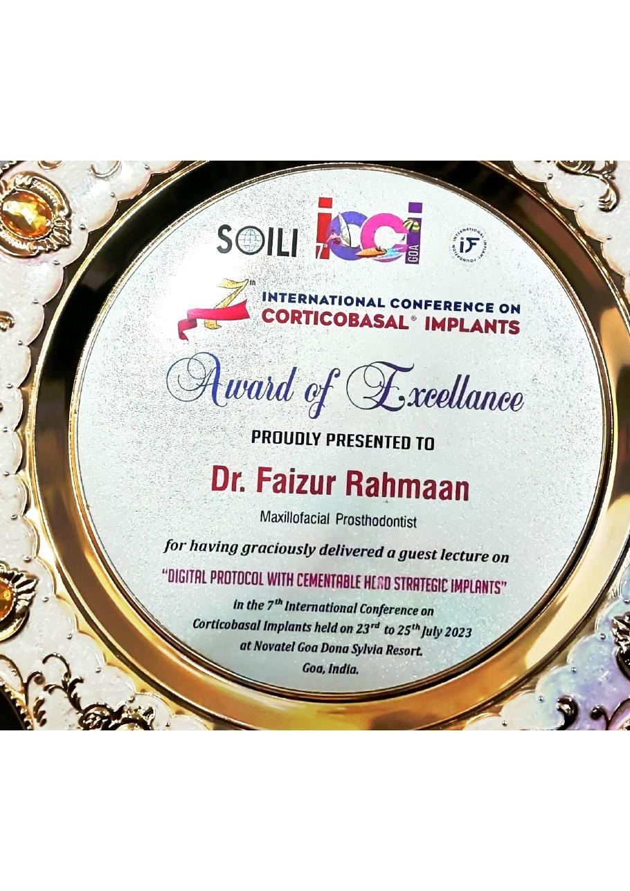 Award of Excellence - Cortico Corticobasal Implants<sup class=